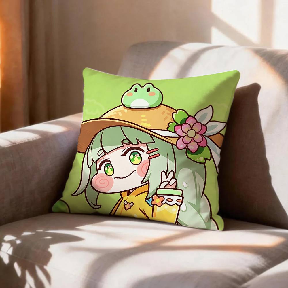 LOVELY TTrickcal Chibi Go GGame   Pillow Case Pattern Printed Pillowcase For Living Room Sofa Cushion Cover