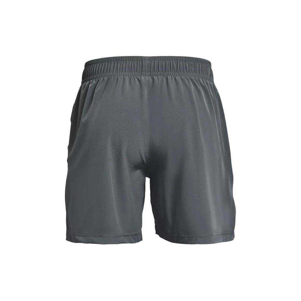 Under Armour Woven Solid Color Elastic Waist Mid Rise Casual Shorts Men Shorts Peach Gray 1365212-012