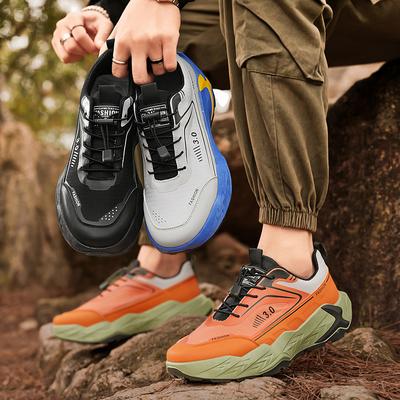 Walking Hiking for Men Non Slip Sneaker Breathable Climbing Shoes Comfortable  Non Slip  Wear Resistant Outdoor Running Shoes
