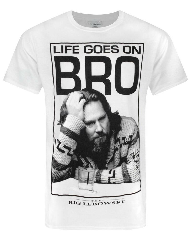 

Футболка унисекс Big Lebowski Life Goes On Bro S