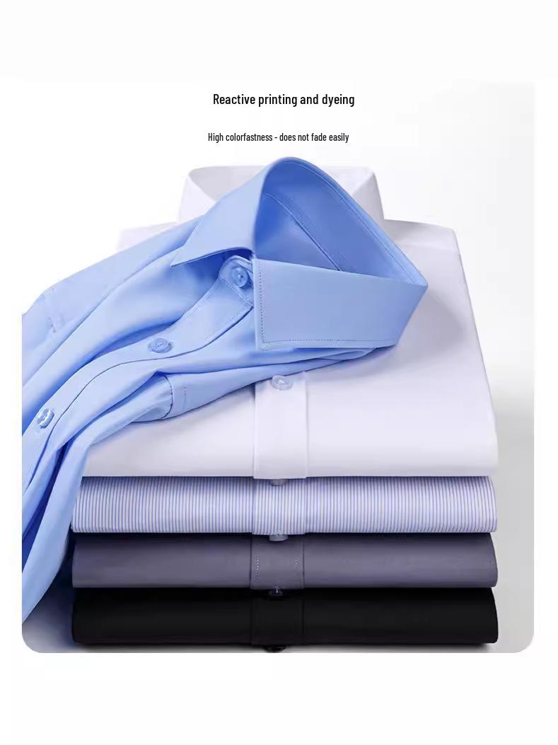 

Men s Slim Fit Bamboo Dress Shirt - Non-Iron, Wrinkle-Resistant, Breathable, Professional Workwear 41
