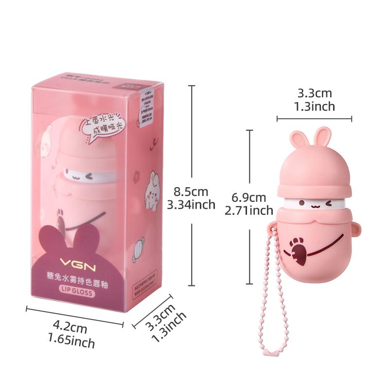 Lekka, nieprzywierająca filiżanka mgły wodnej Liptint Glaze górna warstwa na wargi do matowego makijażu w płynie