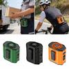 Portable Rechargeable Waist Clip Fan 100 Gears Strong Cooling Wearable Belt Fan Long Battery Hand Free Hanging Neck Fan Fishing