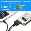 USB 3.0 to Sata Cable for Sata Iii 3.5 Inch External Hdd Ssd Hard Drive Easy Drive Cable Dc 5.5 12v/2a Power Adapter