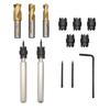 13 Piece Welding Slag Remover Drill Bits For Metal Fabrication Heat Treated Long Lasting Lightweight Professional Workshop Use