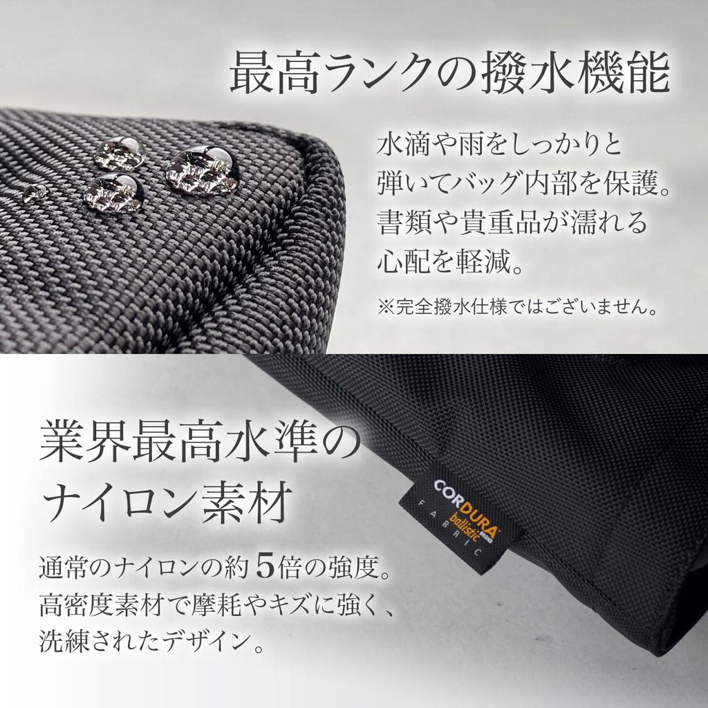 LASIEM Herren Große Kapazität Tragetasche [Hohe Strapazierfähigkeit Ballistisches Nylon] Damen A4 Größe Einfach Echtes Leder Leicht 27L Tasche für 14-Zoll-PCs