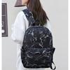 Black Tie-dye 3-Piece Student Backpack Set