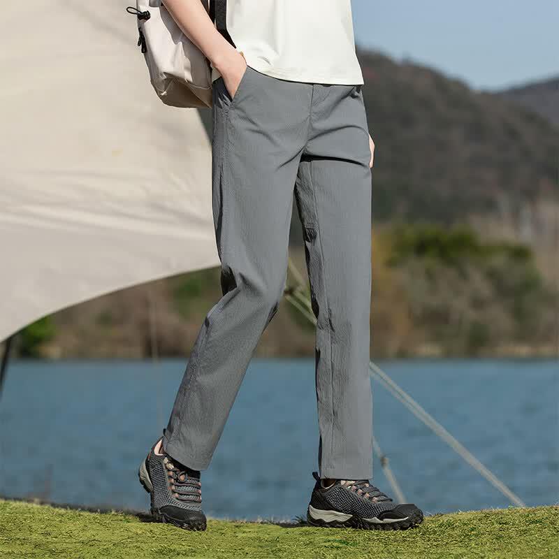 ROMON Unisex Breathable Quick-Dry Straight-Leg Casual Pants