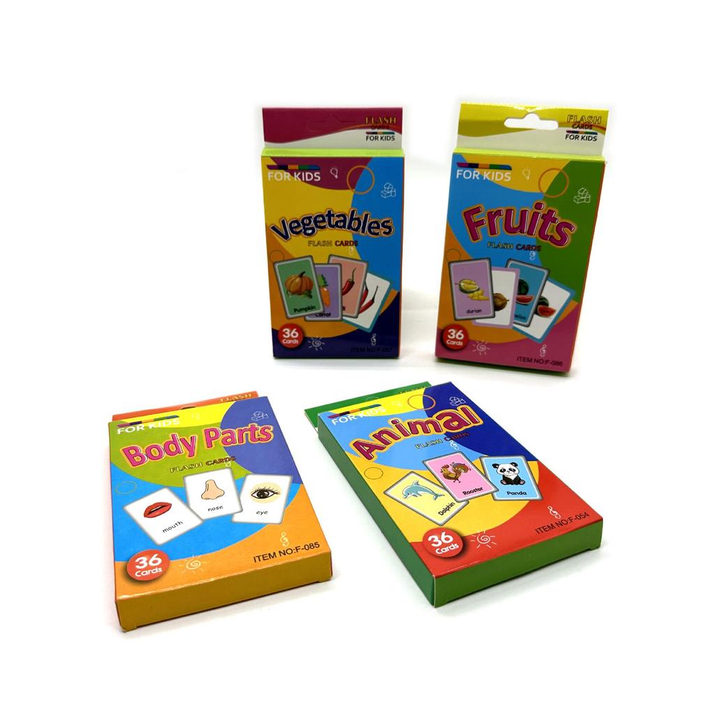 Tear-Resistant Animal Cognition Flashcards: Early Education Aids for Children