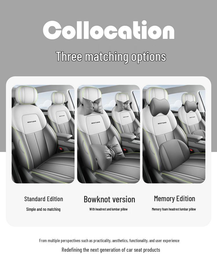 Breathable, perforated car seat covers for the 2025 Bestune Yueyi 03.
