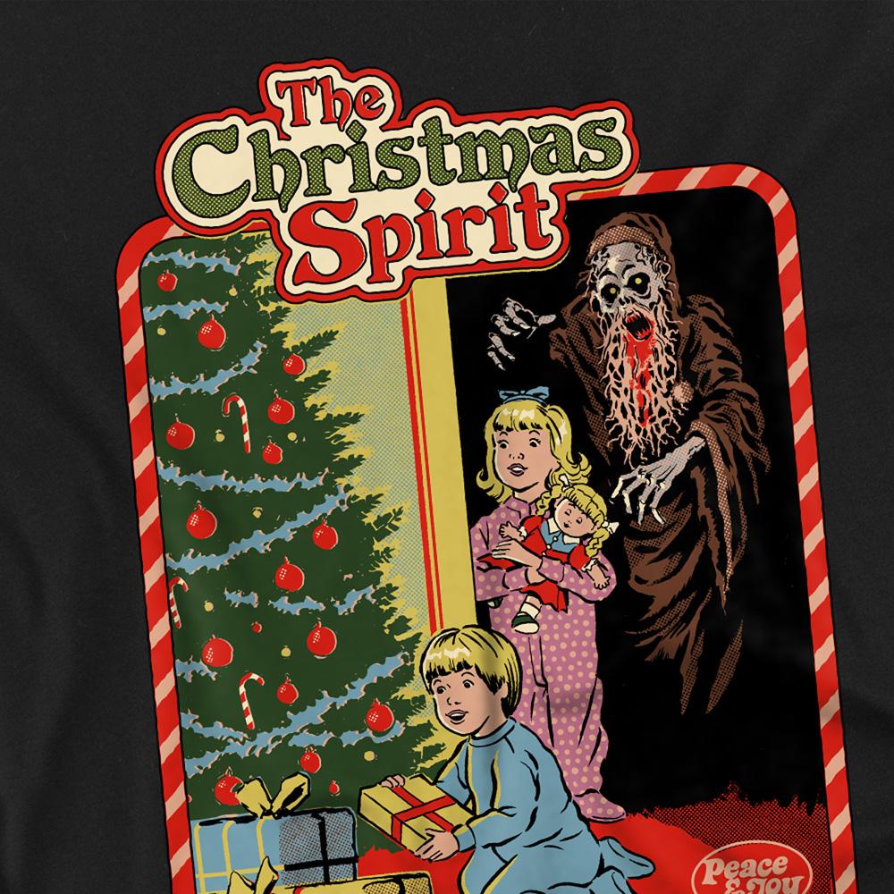 Steven Rhodes Unisex Adult Christmas Spirit Long-Sleeved T-Shirt