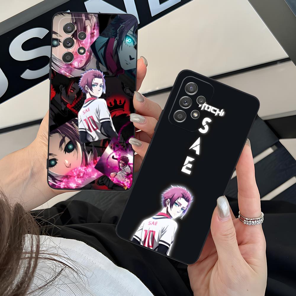 Blue Lock Itoshi sae Phone Case for Samsung Galaxy A56 55 54 53 52 51 36 35 34 23 16 15 5G Colorful Cover Pretty Luxury Cover