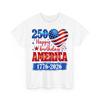 250 Years American Flag 250th Anniversary USA Hearts We The People Gift TShirt Unisex T-Shirt