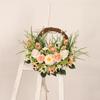Rose Sakura Wreath Indoor Natural Vine Wreath for Window Outdoor Wedding