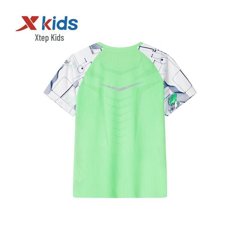 Xtep Boys' Soft & Breathable Short Sleeve T-Shirt