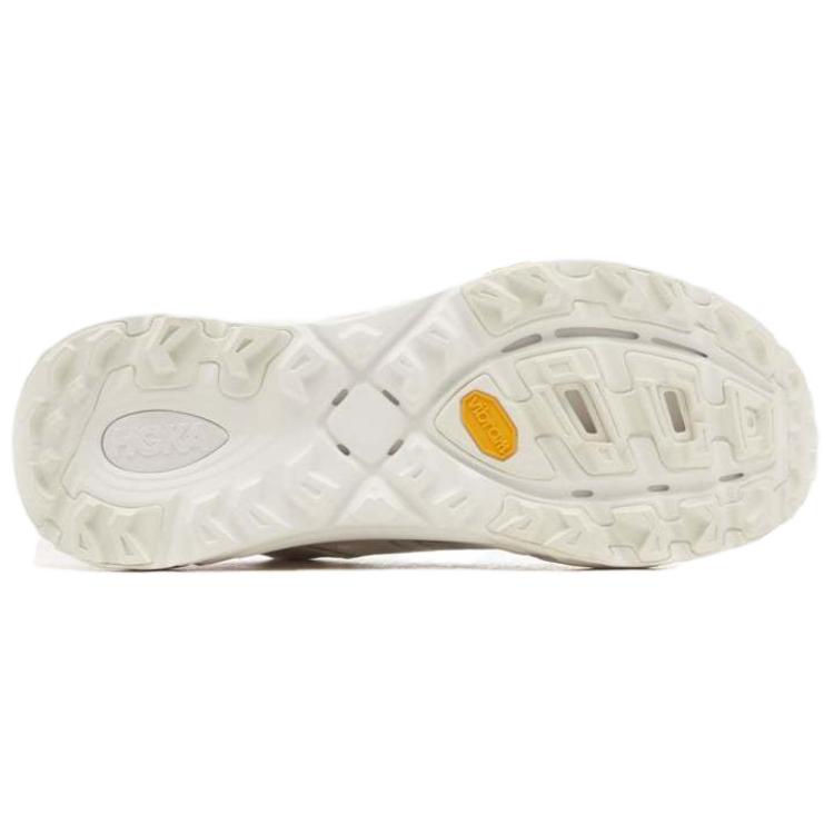 HOKA One One Mafate Speed 2 Comfortable Versatile Shock Absorbing Durable Low Top Casual Shoes Men Sneaker White 1126851-WLR