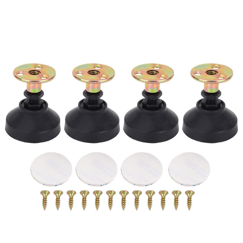 4 Pcs Adjustable Furniture Riser 400kg Load Bearing Non Slip Reduce Noise Furniture Support Legs