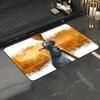 1pc  Disney Ratatouille Bathroom Absorbent Mats Anti-Slip Mats Home Decor Supplies Carpets Home Kitchen Floor Mats