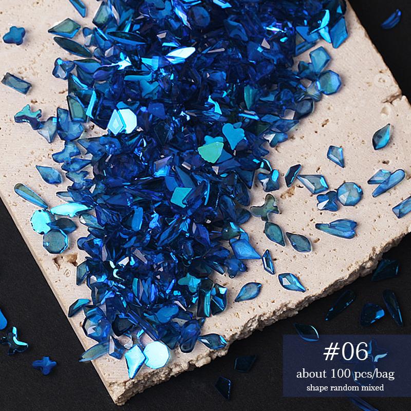 50 ks mini kosočtvercové kamínky na nehty s plochým dnem, AB barva, zdobení nehtů, křišťálové drahokamy, oslnivá manikúra, 3D dekorace na nehty