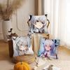 1pc Game Anime Zani Wuthering Waves Pillow Case Fashion Square Pillowcase Bedroom Sofa Room Ins Decoration Leisure