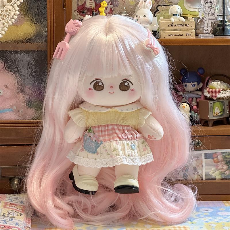 20CM Cotton Doll Wig for Male and Female Dolls - Headgear and Hair