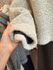 Korean Style Quilted Woolen Hooded Coat with Horn Buttons - Versatile Winter Wear