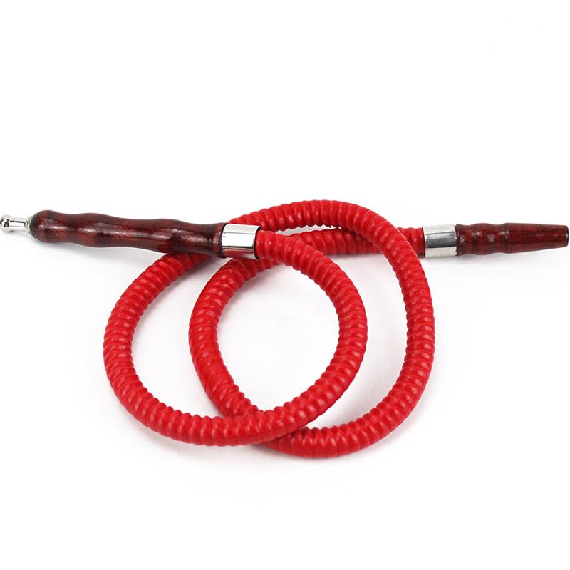 2024 New Style Hookah Hose include Wooden Stem Smoking Pipe Nargile Sheesha Narguile Shisha Hose Hookah Accessories