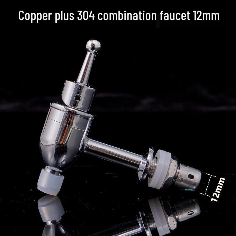 Ceramic Wine Jar with Stainless Steel and Copper Valve Spout