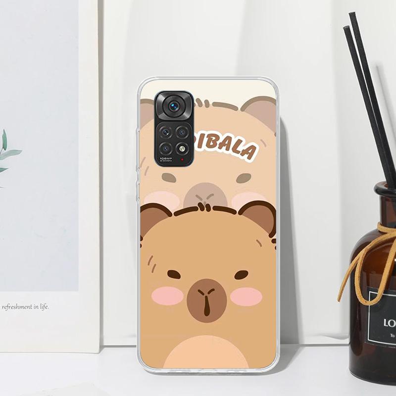 Funny Capybara Cartoon Animal Phone Case For Xiaomi Redmi Note 15 13 14S 14 Pro Plus 12S 11S 10S 12 11E 10 11T Art Fundas Back C