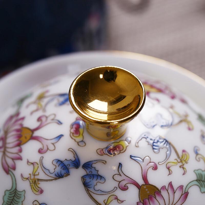 Shangqi Enamel Portable Ceramic Tea Set