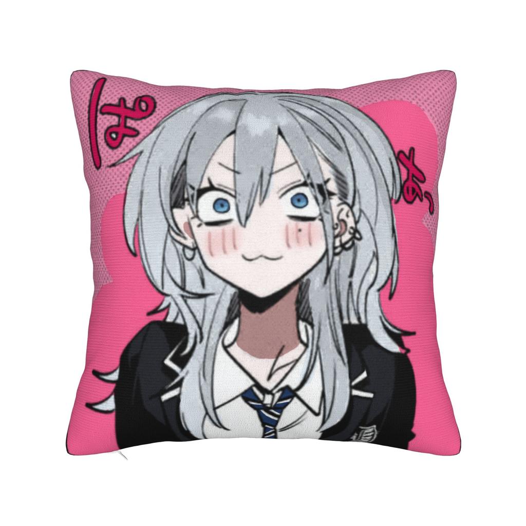 Haimiya Senpai Wa Kowakute Kawaii Manga Pillowcases Retro Trendy Pillow Case For Sofa Bedroom Home Decor Graphic Pillow Cover