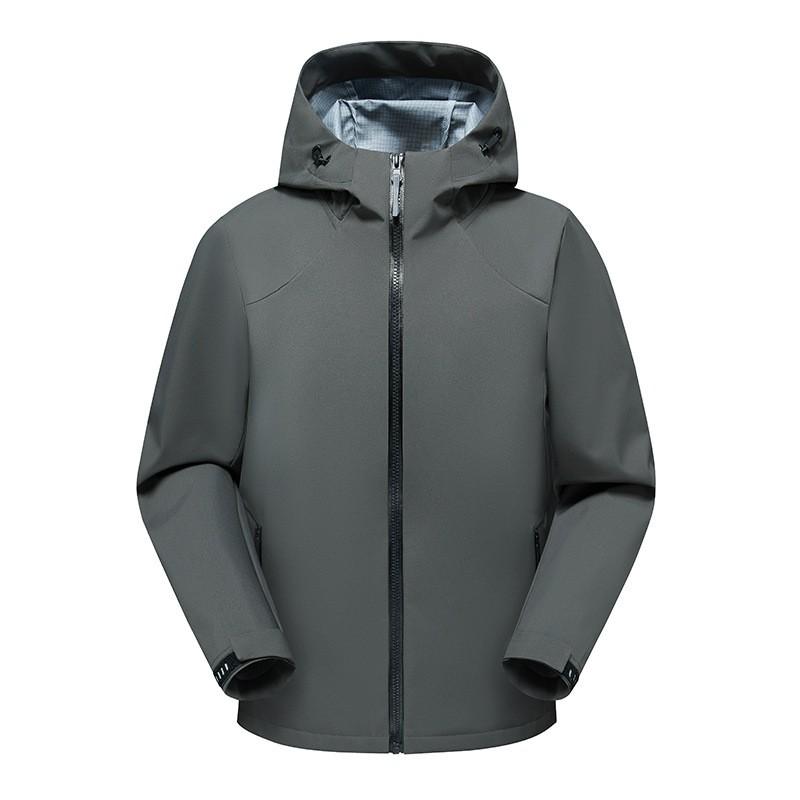 Men Women Waterproof Windproof Hiking Jacket Outdoor Climbing Raincoat Lightweight Fall Season Hooded Shell Coat