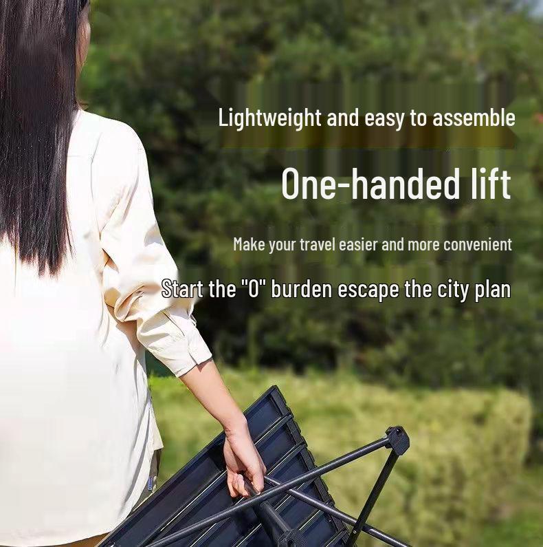 Ultralight Portable Folding Table for Camping, Fishing, Picnic, BBQ, and Night Market.
