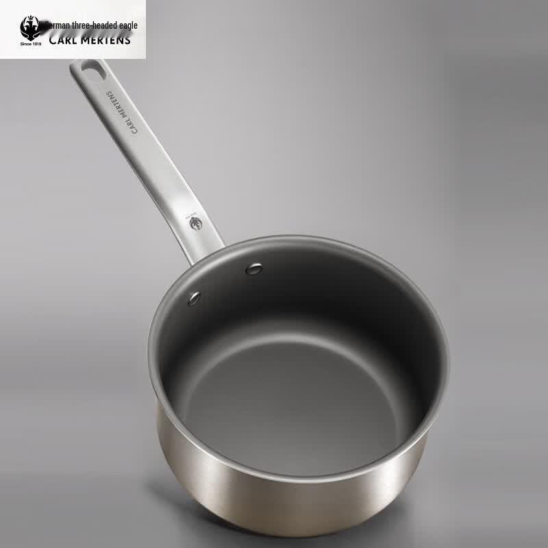 18cm Pure Titanium Milk Pot