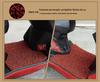 Daikin Niu Non-Slip Rainproof Electric Car Foot Pads - Imitation Calf Fire Cat Pattern