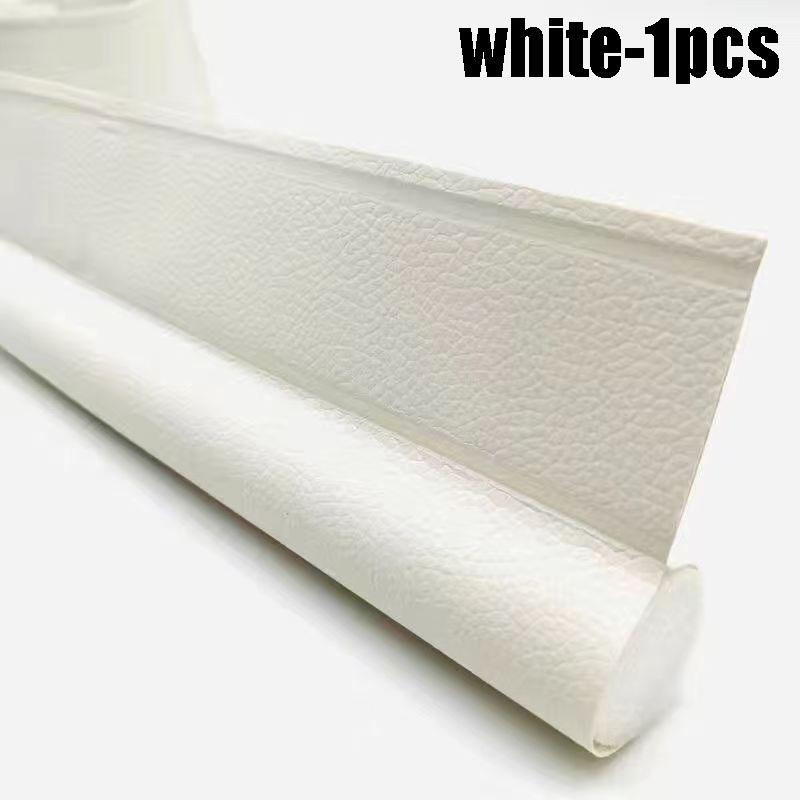 Leather Back Adhesive Door Bottom Sealing Strip Door Seam Windproof Strip Self-adhesive Single Door Bottom Strip Insect  Strip