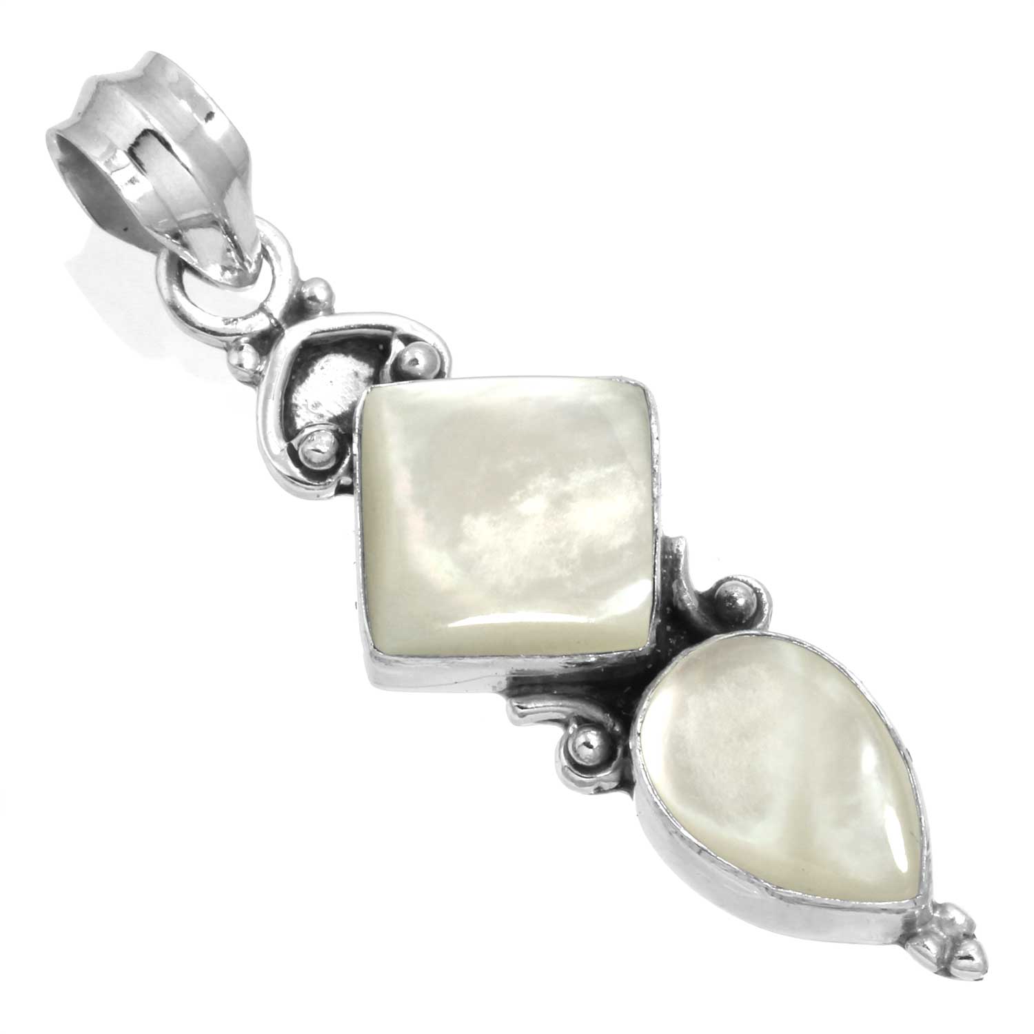 

Серебряный кулон 925 пробы, женский драгоценный камень, ювелирное изделие ручной работы, подарок на День благодарения, синий, зеленый, фиолетовый, медный, бирюзовый, жемчужный, лазурит, перламутр, коктейль мать жемчужного