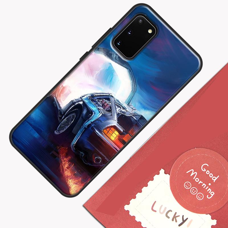 Back To The Future Time Machine Phone Case For Samsung Galaxy S26 S25 S24 S20 S21 S22 S23 Ultra S10 Plus S25 FE Cover Shell