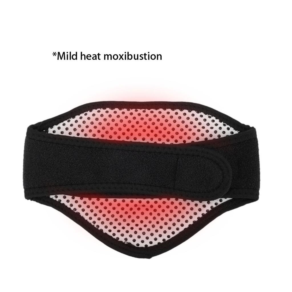Neck Wrap Warm Keeping Neck Brace Protector Breathable Fabric Black for Men and Women