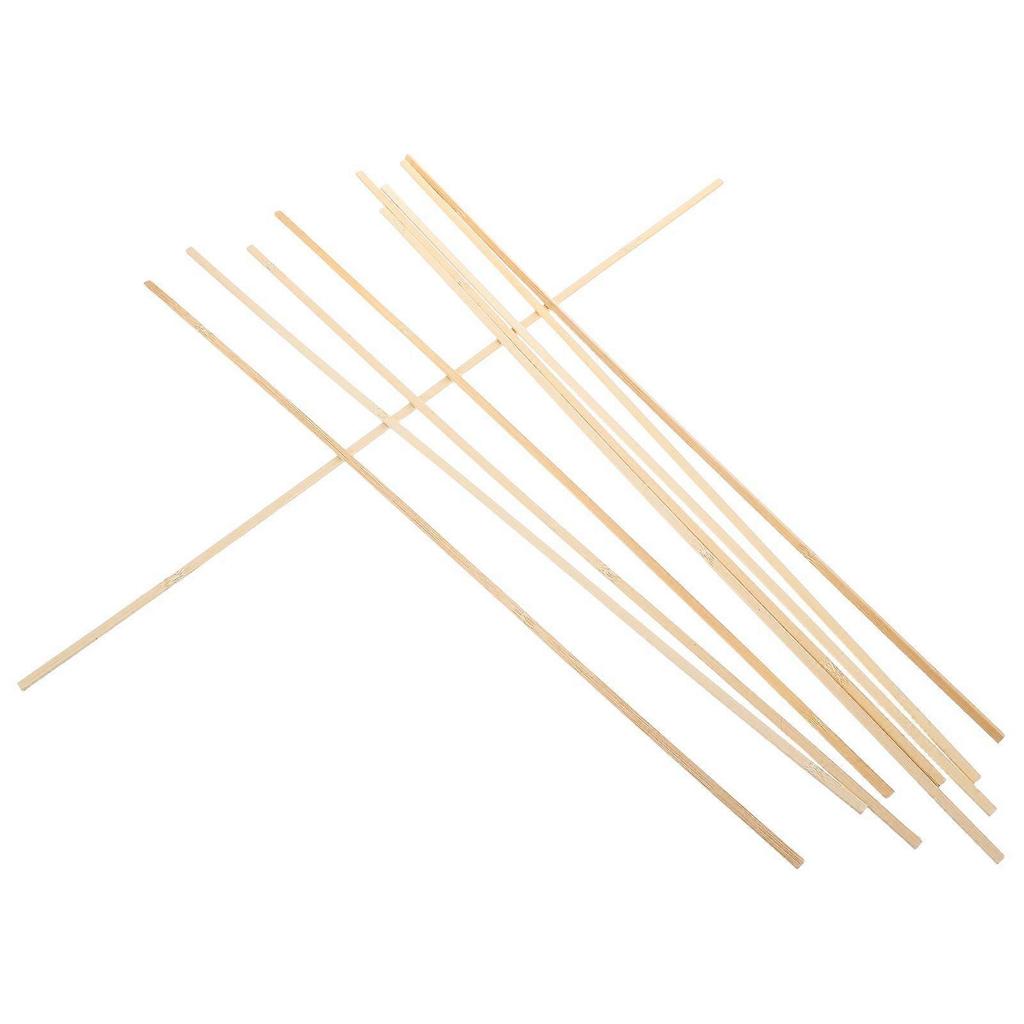 10pcs Thin Wooden Rods Wood Handcrafted Kite Support Sticks Wooden Dowel Rods Bamboo Sticks for Children's Kite-Making DIY Kite Crafting