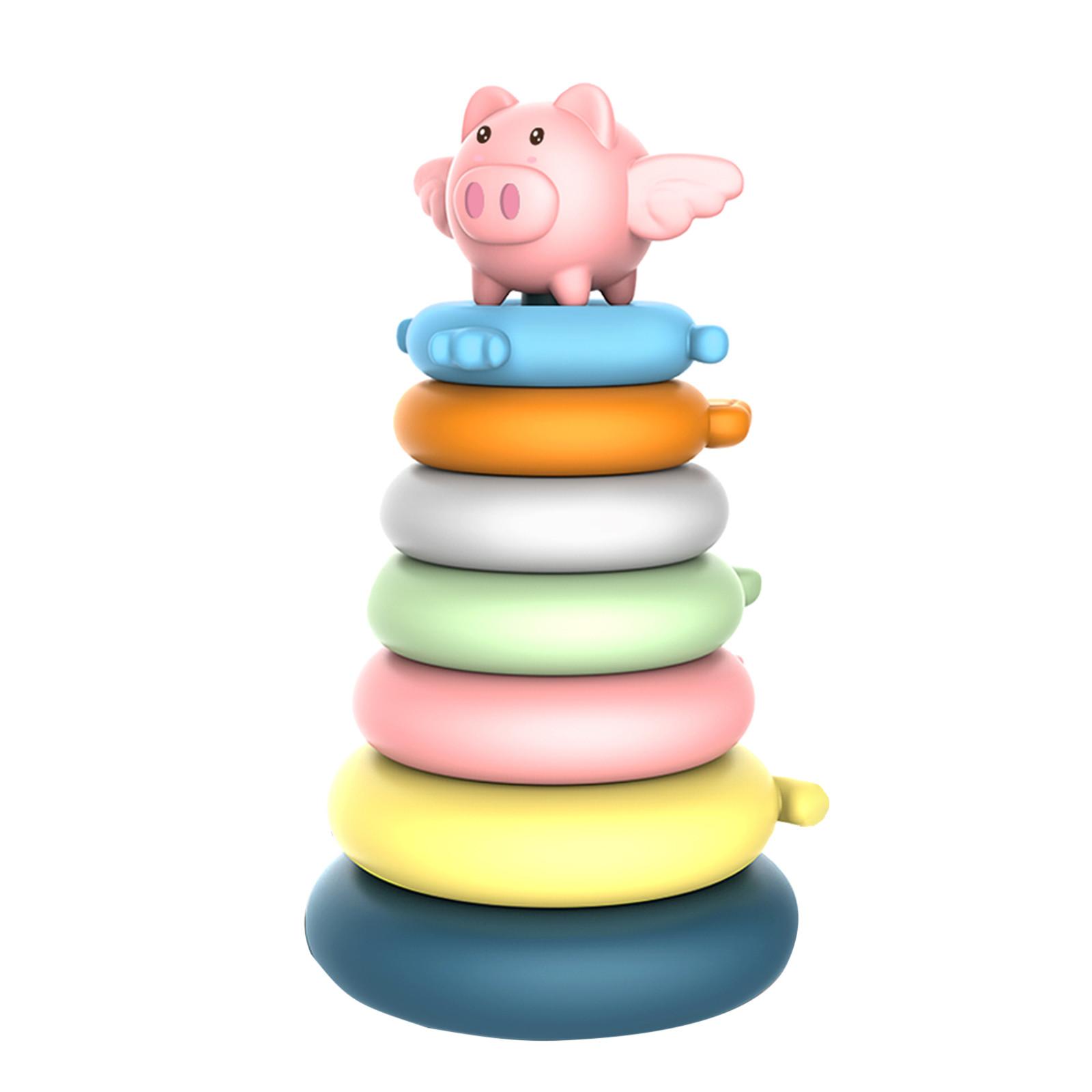 

Строительство Детской Образовательной Башни Образовательная Игрушка для Складывания разноцветный