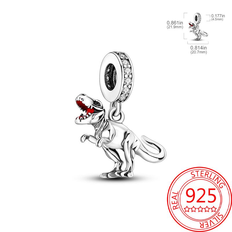 Copper Metal Charm Bead Component Bead Component Crown Lion Frog Charm Bead Component Compatible With Bracelet High Quality Fine Jewelry Authentic