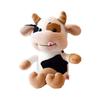 Niedliches Kälbchen Plüschtier Schwarz-Weiße Kuh Puppe Niedliche Kuh Puppe Stoffpuppe Kissen Geburtstagsgeschenk