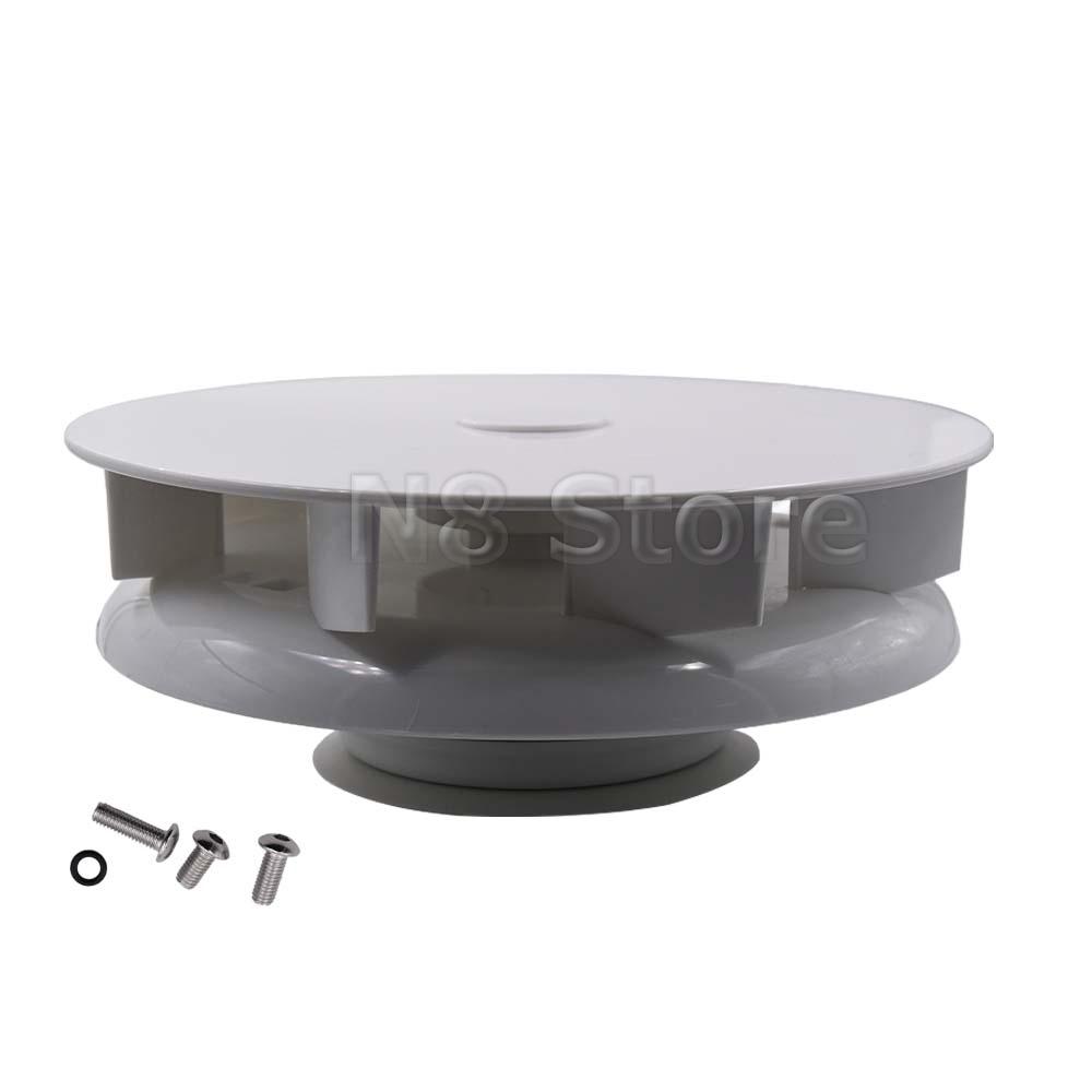 For Van Buses Dog Horsebox 4x4 Low Profile Rotary Dog Horse Air Rotating Roof Vent Wind Driven Van Vent Spinning Roof Fan