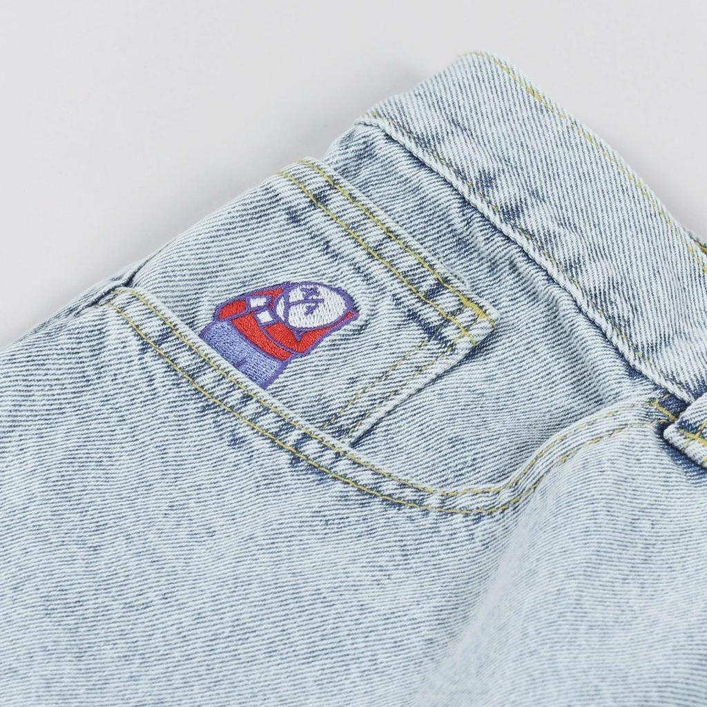 RogueWave Retro Hip Hop Cartoon Graphic Streetwear Denim Shorts Y2k Embroidery Baggy Jorts Harajuku Gym Basketball Shorts Men