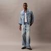 Calvin Klein American Vintage Classic Cotton Denim Jacket Men Jackets Light-Blue 4RB797G