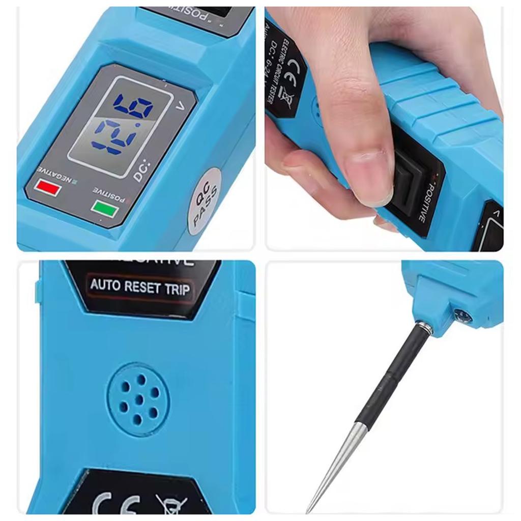Car Electric Circuit Tester 3.6V-36V DC Multifunctional Automotive Circuit Tester Car Power Tester for Continuity Testing