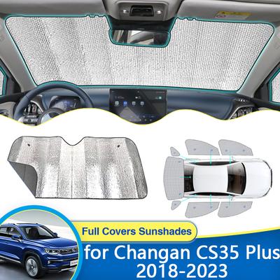 Για Changan CS35 Plus 2018~2023 Sunshade Full Covers Sun Shade UV Protector Παράθυρο παρμπρίζ Πλαϊνά εσωτερικά γείσο