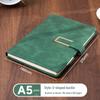 A5 Sheepskin Soft Leather Notebook – Customizable, Logo Printable, Thick Business Office Design