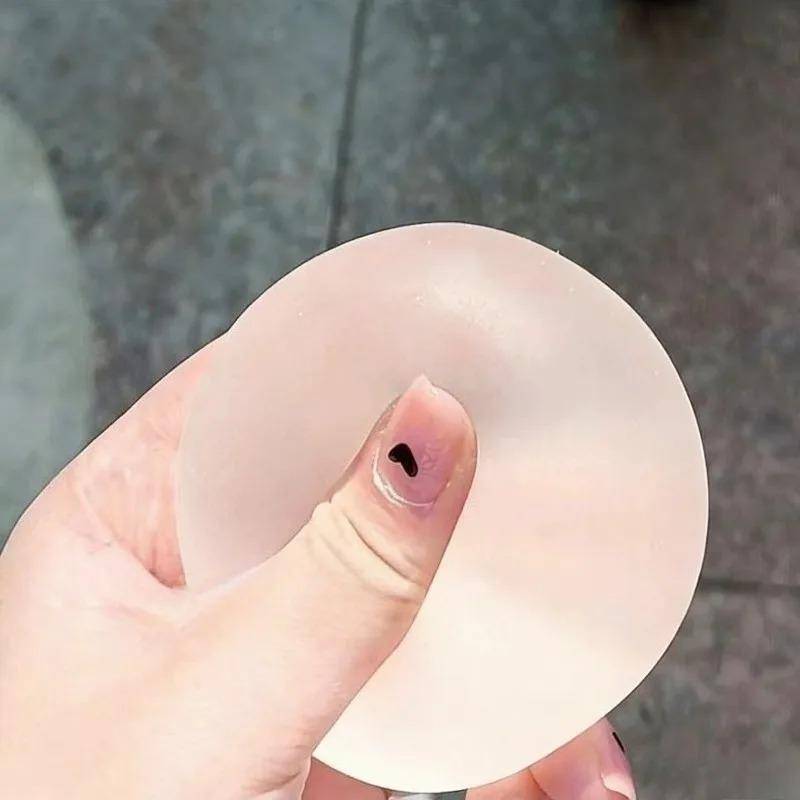 Mochi Squishy White Maltose Squeeze Toy Soft Transparent Anti Stress Fidget Toy Simulated Ball Slow Rebound Decompression Toy